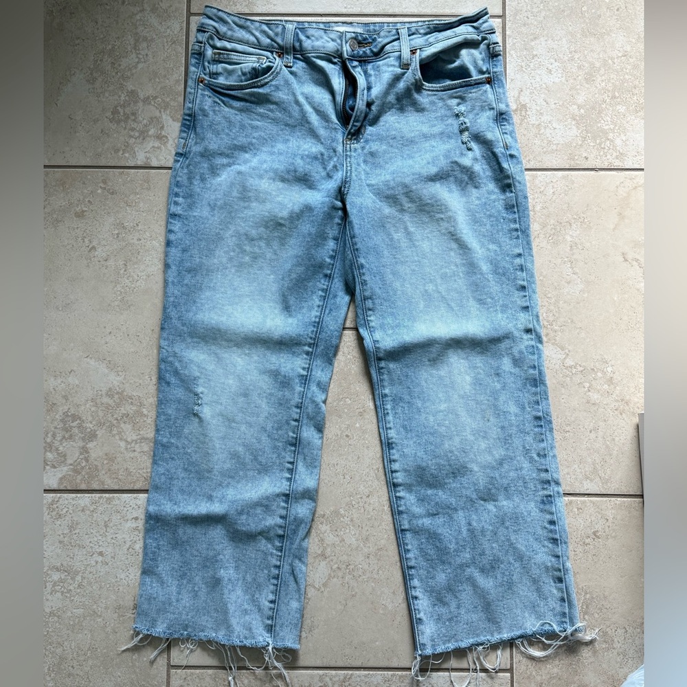 Sneak Peek Light Blue Boyfriend Jeans